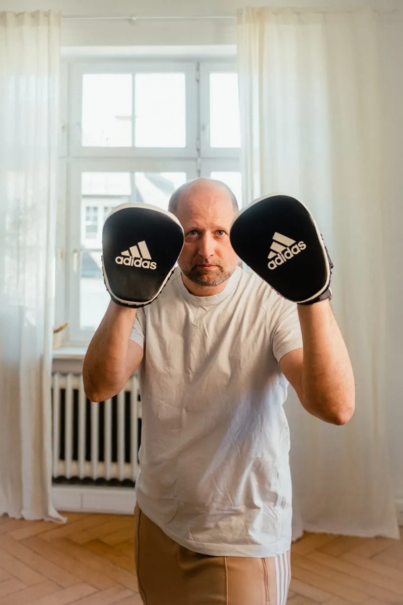 Concentrated body posture — inner Kung Fu practice in the Munich dojo