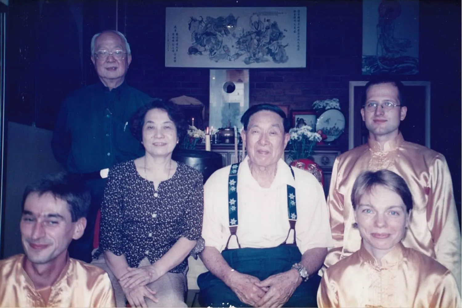 Christian Weidl at the disciple ceremony in 1998 — induction into the inner circle of Grandmaster Dato Chee Kim Thong's school (Wuzu Quan & Wuji Quan)